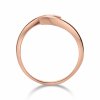 Zásnubní prsten z růžového zlata s diamantem Zp 204 053