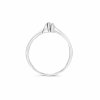Zásnubní prsten z bílého zlata s diamantem Zp 215 001