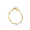 Zásnubní prsten ze žlutého zlata s diamantem Zp 218 007