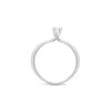 Zásnubní prsten z bílého zlata s diamantem Zp 218 011