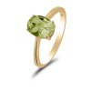 prsten zeleny oval kamen zlute zlato 01