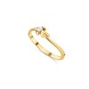 Zásnubní prsten ze žlutého zlata s diamantem Zp 203 014