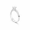 Zásnubní prsten z bílého zlata s diamanty Zn 203 016